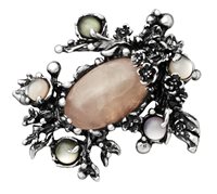 Spilla Giovanni Raspini Donna Blossom in Argento Quarzo 11901 - 11901